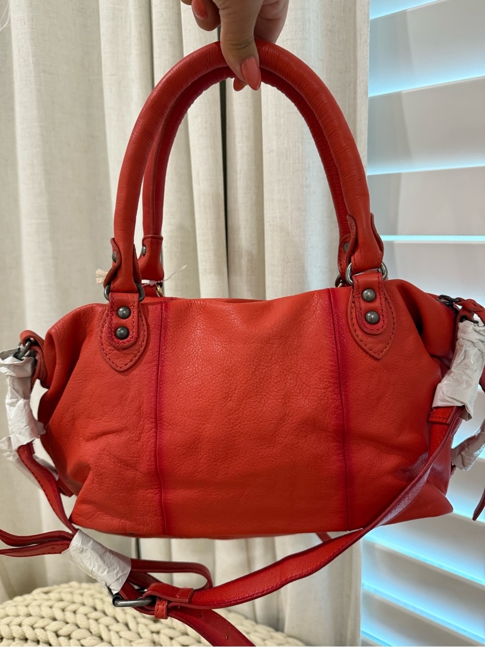 We The Free Baby Emerson Tote Bag Red Clay - Picture 3 of 3